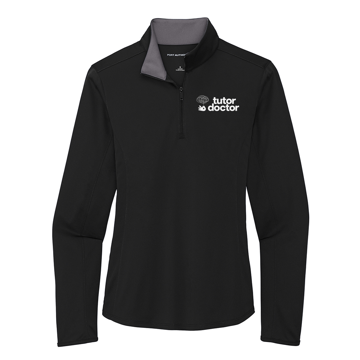 Port Authority Womens Quarter-Zip Pullover – LK584-BLACK