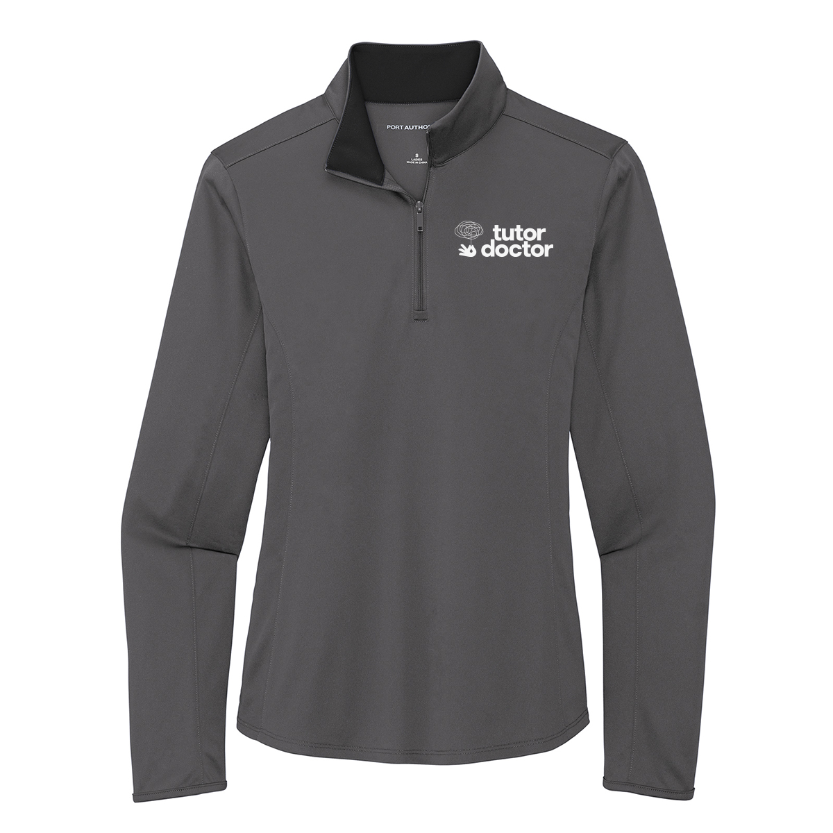 Port Authority Womens Quarter-Zip Pullover – LK584-GREY