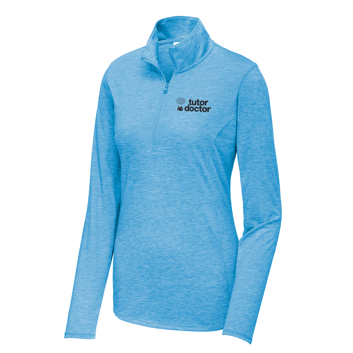 Sport-Tek Women’s Quarter-Zip Pullover – LST407-POND BLUE